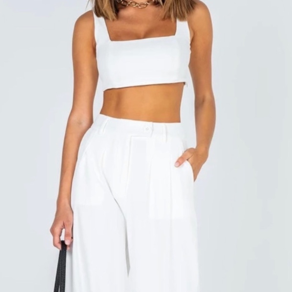 Princess Polly Huxley Top White